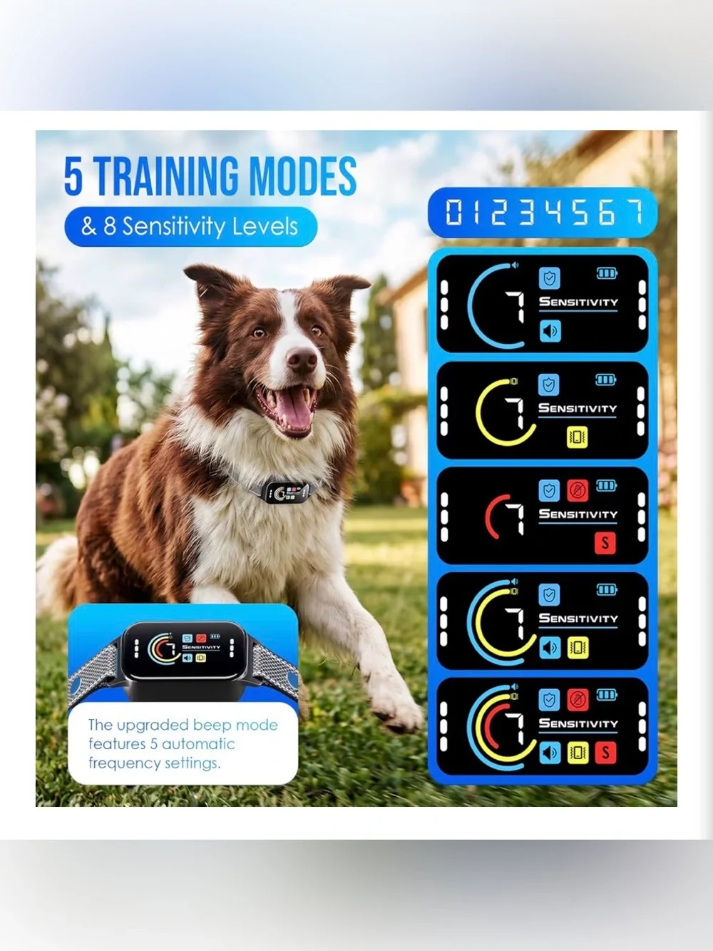 Koguzl Dog Bark Collar 2 Pack, Auto Anti Barking Collar